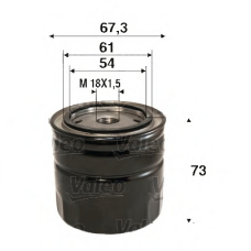 586123 VALEO Масляный фильтр