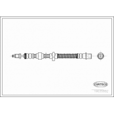 19035882 CORTECO Тормозной шланг