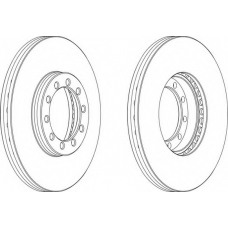 FCR125A FERODO Тормозной диск