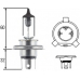 8GJ 002 525-281 HELLA Лампа накаливания, фара дальнего света; лампа нака