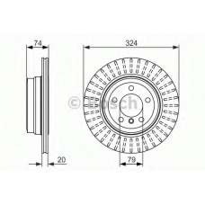 0 986 479 671 BOSCH Тормозной диск