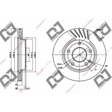 BD1301 DJ PARTS Тормозной диск