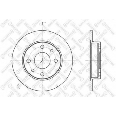 6020-9922-SX STELLOX Тормозной диск