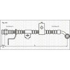 8150 43118 TRISCAN Тормозной шланг