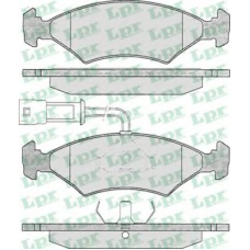 05P242 LPR Комплект тормозных колодок, дисковый тормоз