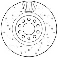 562750BC BENDIX Тормозной диск