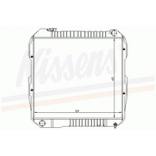 64847 NISSENS Радиатор, охлаждение двигателя