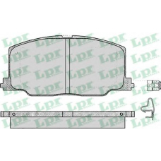 05P068 LPR Комплект тормозных колодок, дисковый тормоз