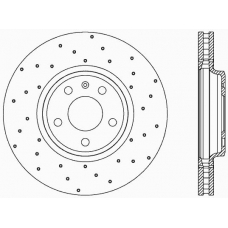 BDRS2412.25 OPEN PARTS Тормозной диск