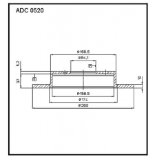 ADC 0520 Allied Nippon Гидравлические цилиндры