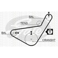 8645 5210 TRISCAN Ремень ГРМ