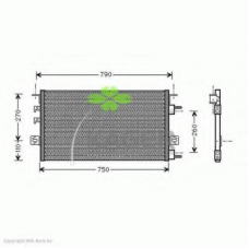 94-5076 KAGER Конденсатор, кондиционер