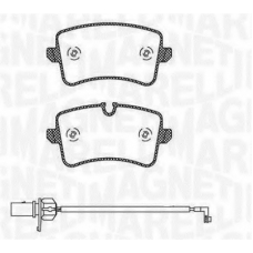 363916060676 MAGNETI MARELLI Комплект тормозных колодок, дисковый тормоз