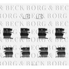 BBK1205 BORG & BECK Комплектующие, колодки дискового тормоза