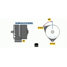 0 120 450 015 BOSCH Генератор