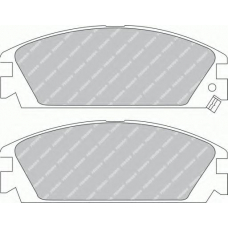 FDB454 FERODO Комплект тормозных колодок, дисковый тормоз