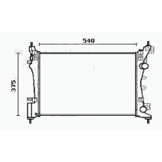 RM0806 EQUAL QUALITY Радиатор, охлаждение двигателя