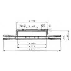 BDC3818 QUINTON HAZELL Тормозной диск