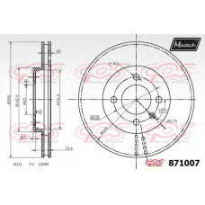 871007.6880 MAXTECH Тормозной диск