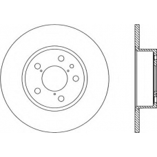 BDR1138.10 OPEN PARTS Тормозной диск