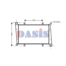 140014N AKS DASIS Радиатор, охлаждение двигателя