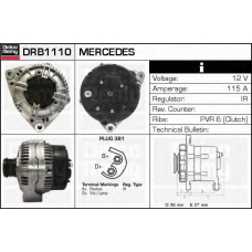 DRB1110 DELCO REMY Генератор