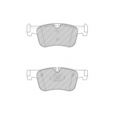 FDB4489 FERODO Комплект тормозных колодок, дисковый тормоз