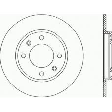 BDA1115.10 OPEN PARTS Тормозной диск