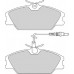 FD2112N NECTO Комплект тормозных колодок, дисковый тормоз