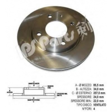 IBT-1H14 IPS Parts Тормозной диск