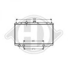 8605302 DIEDERICHS Радиатор, охлаждение двигателя