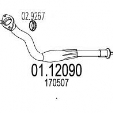 01.12090 MTS Труба выхлопного газа