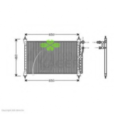 94-6035 KAGER Конденсатор, кондиционер