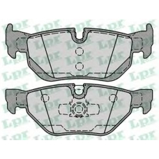 05P1252 LPR Комплект тормозных колодок, дисковый тормоз