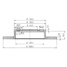 BDC4753 QUINTON HAZELL Тормозной диск