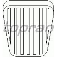 200 912 TOPRAN Накладка на педаль, педаль сцепления