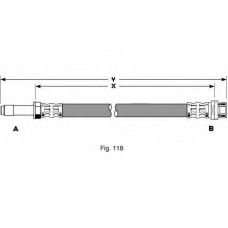 PHB259 TRW Тормозной шланг