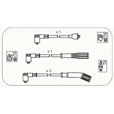 FAS30 JANMOR Комплект проводов зажигания