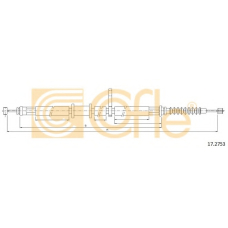 17.2753 COFLE Трос, стояночная тормозная система