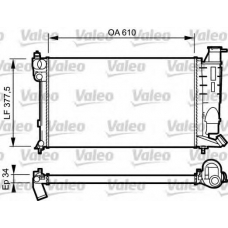 731389 VALEO Радиатор, охлаждение двигателя