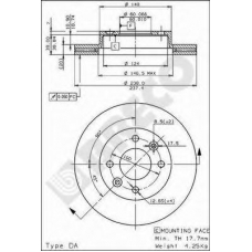 BS 7856 BRECO Тормозной диск