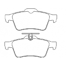 P 59 042 BREMBO Комплект тормозных колодок, дисковый тормоз