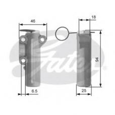 T43032 GATES Успокоитель, зубчатый ремень