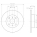 MDC539 MINTEX Тормозной диск