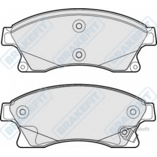 PD3267 APEC Комплект тормозных колодок, дисковый тормоз