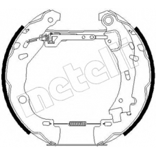 51-0188 METELLI Комплект тормозных колодок
