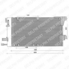 TSP0225196 DELPHI Конденсатор, кондиционер