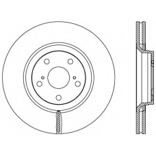 BDR2525.20 OPEN PARTS Тормозной диск