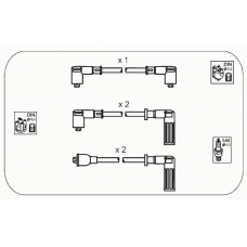 FAS18 JANMOR Комплект проводов зажигания