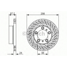 0 986 479 675 BOSCH Тормозной диск